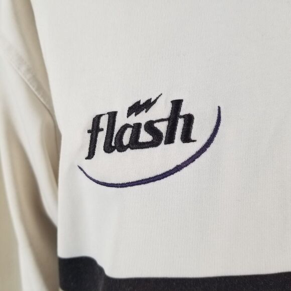 Flash San Miguel Rugby Jersey men's XL extra large white long sleeve flawed - Picture 7 of 16